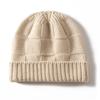 Cashmere Thickened Versatile Warm Ear Protector Minimalist Wind Cold Hat Fleece Hat Knitted Hat Men and Women