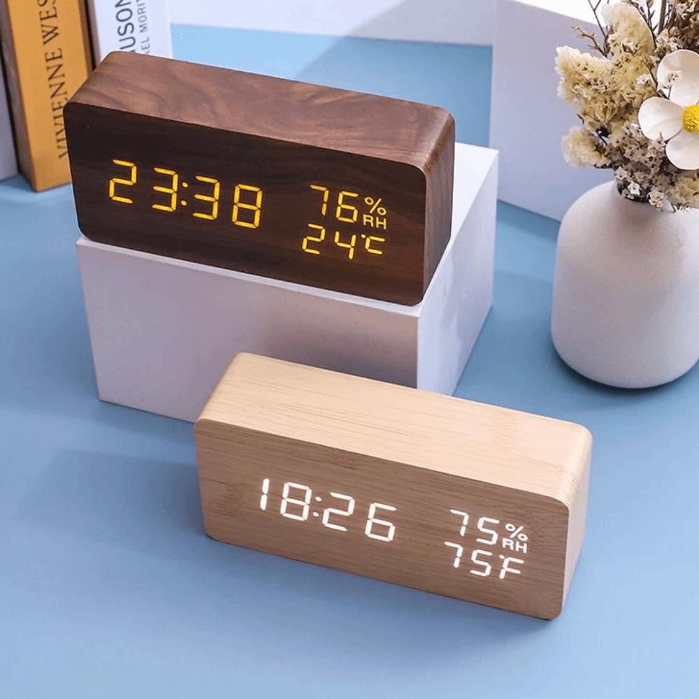Reminder LED Digital Clock Large Display Table Clock Electronic Alarm Clock Temperature Display