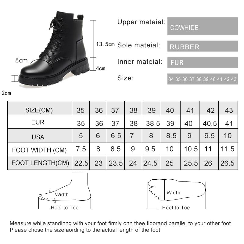 Fashion AIYUQI Boots female winter Large Size dropshipping Non-slip Women's Snow Boots Genuine Leather Warm Women Ankle Boots