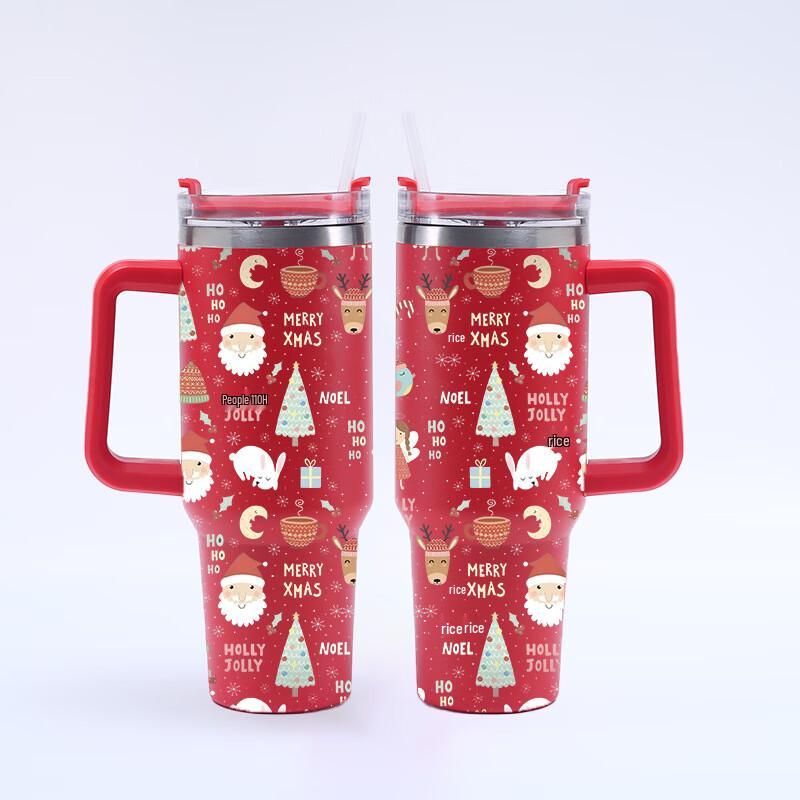 Shangqi 40oz Christmas Edition Insulated Tumbler with Handle