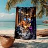 Custom Name Ultra-Soft Beach Towel with Valorant Theme,Ideal for Pool - Camping, Diving - Perfect Travel Essential, Vibrant Beach Towel.