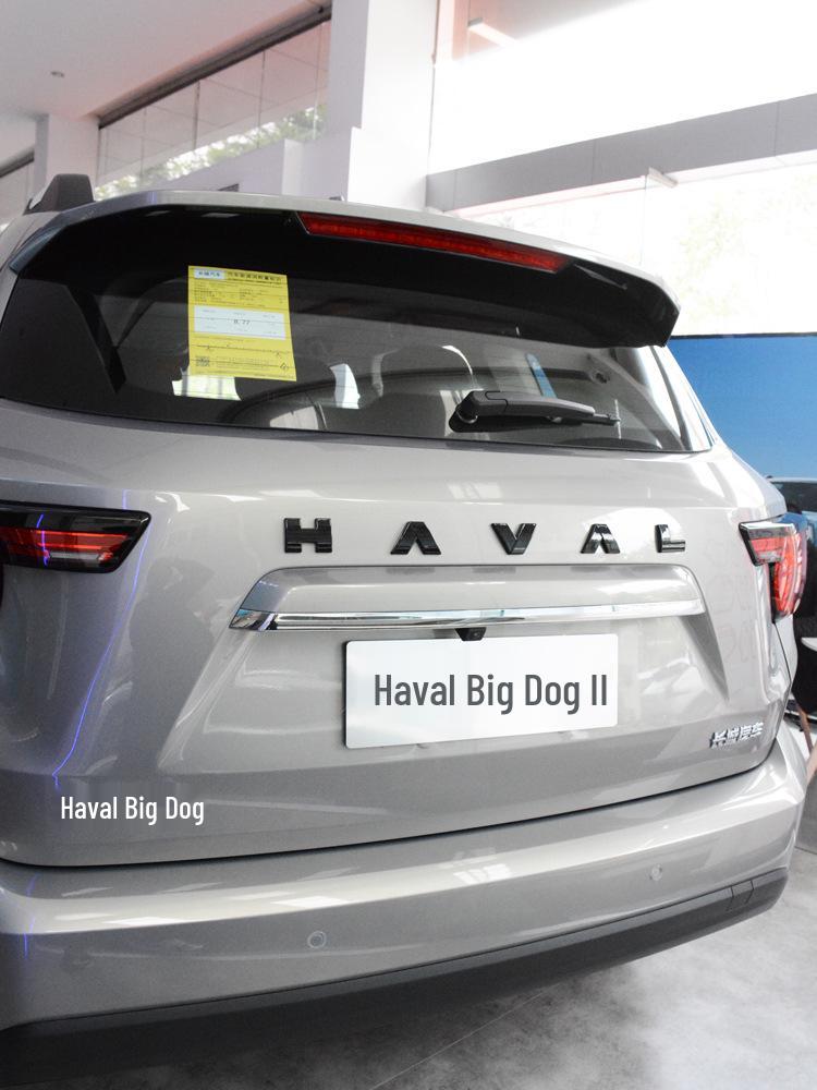 Haval 2. Gen Big Dog PHEV H6 Kohlefaser-Emblemabdeckungen (Vorne hinten)