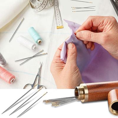 1 Set Nähnadel, Anti-Verformung, komfortabler Griff, tragbare Handblindnadel für Frauen