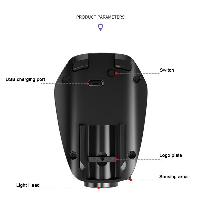 2PCS Rechargeable Led Car Door Welcome Logo Night Light LED Courtesy Laser Projector Ghost Shadow Lamp Car Accessories Kits