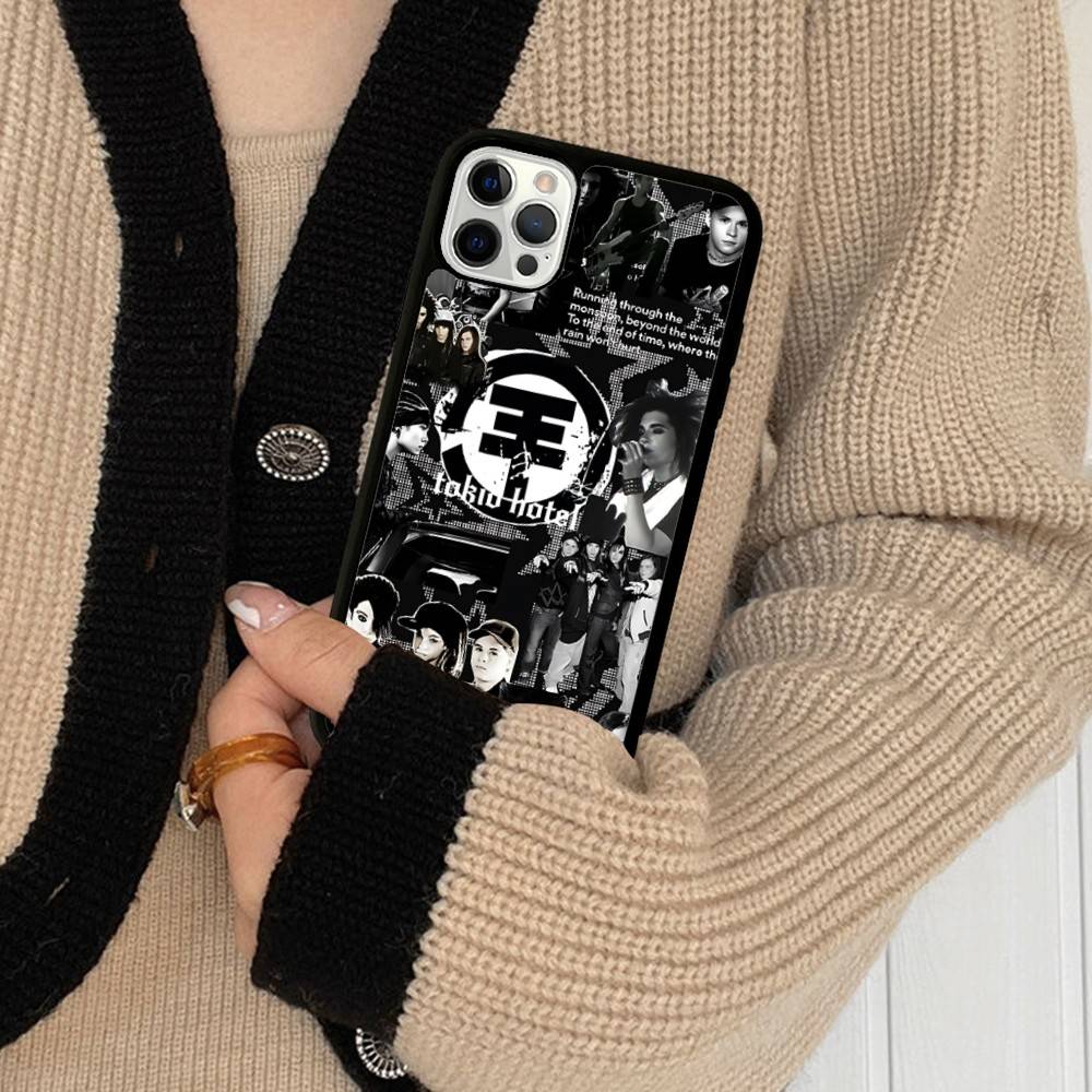 Tokio Hotel Band Phone Case Wireless Charging PC+TPU For IPhone 11 12 13 14 15 16 17 Pro Max Plus Case