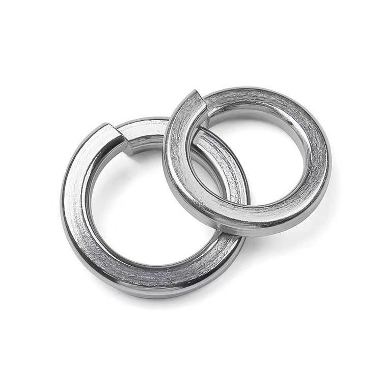 304 Stainless Steel Spring Washer - US/UK Standard, Open Design, Sizes 4# To 1 Inch