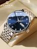 CARNIVAL Automatic Mechanical Watch for Men Original Classic Elegant Men Waterproof Wristwatches Digital Week Date Display Clock