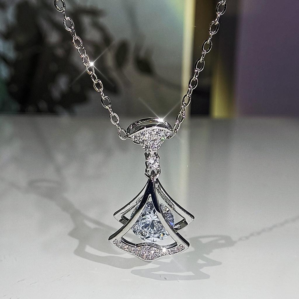 Jewelry Three-Piece Skirt Necklace Earrings Set Bridal Jewelry Set Ladies Jewelry