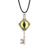 Nuevo Collar de Anime La Casa Búho Llave del Portal de Amity Collar con Colgante de Ojo Color Oro Retro para Mujeres Hombres Joyería Accesorios
