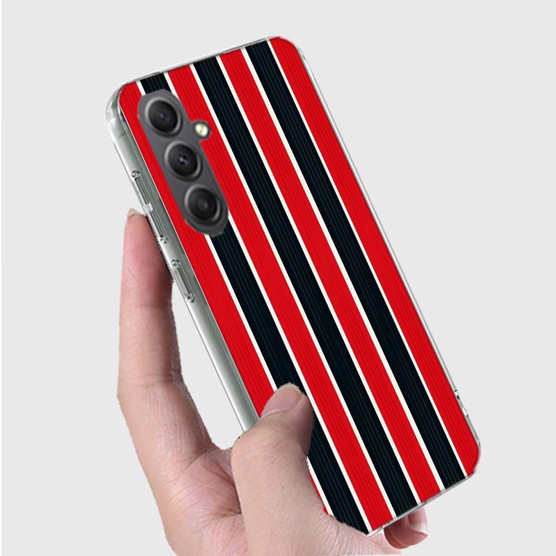 Milan Stylish Stripe Design Phone Case For Samsung A16 A26 A36 A56 A17 A03S A04S A02S A05S A50S A30 A20 A70S A40 A21 Galaxy Note