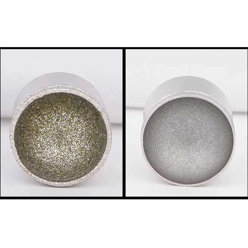 1pcs 3mm-25mm Mounted Points Concave Diamond Bead Grinding Head Ball-shaped Polishing Amber Jade Stone