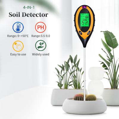 2/3/4/5 In 1 Soil PH Meter Soil Tester Flower Meter Moisture Meter Temperature Sunlight Intensity Analysis Acidity Garden Tool
