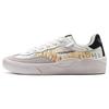 Li Ning Skategeneral Slip Resistant Cushioning Slip Resistant Cushioning Low Top Skateboard Shoes Men's Champagne White AEPSA49-7
