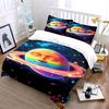 Rainbow Planet with Face. Bedding Sets Duvet Cover Sets Duvet Covers Pillowcases(1* Duvet Cover 2* Pillowcases Without Duvet Insert)