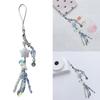 Lovely Jellyfish Pendant Handmade Beaded Phone Charm Portable Girls' Fashion Accessory for Mobiles Trendy Women Ladies