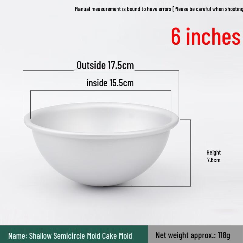 WS Mochi & Mousse Cake Half-Round Baking Mold
