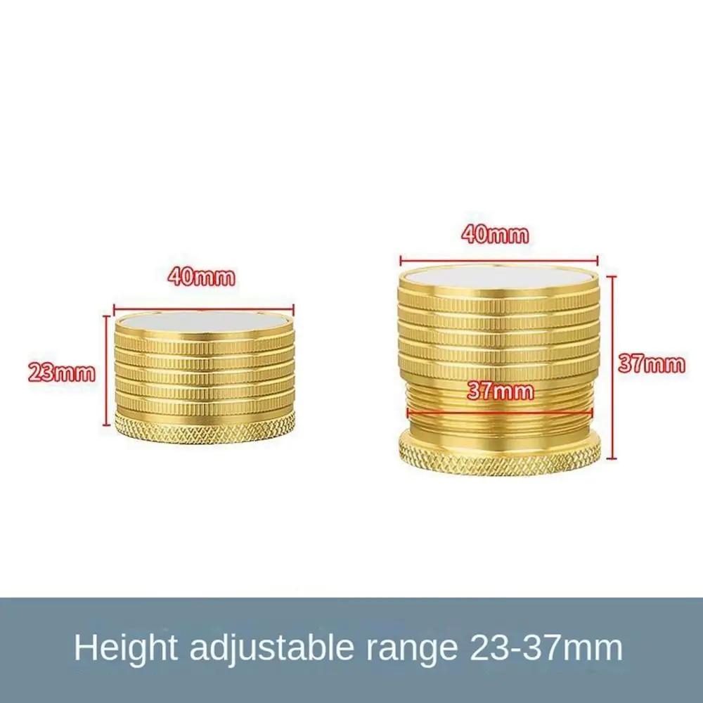 

1Pc New Aluminium Alloy Bed Stabilizer Self-adhesive Adjustable Wall Protective Bed Frame Anti Shake Feet Increased Pad