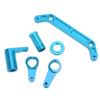 RC Steering Assembly Aluminum Alloy Replacement   Upgrade Repairing Parts for JLB 1Celsius10 Trucks