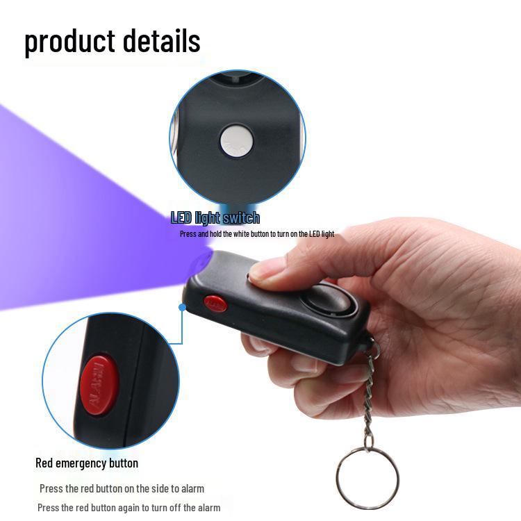 Portable Personal Defense Alarm for Women and Seniors