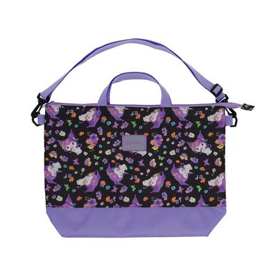 Marushin Lesson Sanrio Kuromi Black School Entry Perfect for and Elementary 3745005600 Bag, Flower/Kuromi Character, Kindergarten/Elementary Supplies,