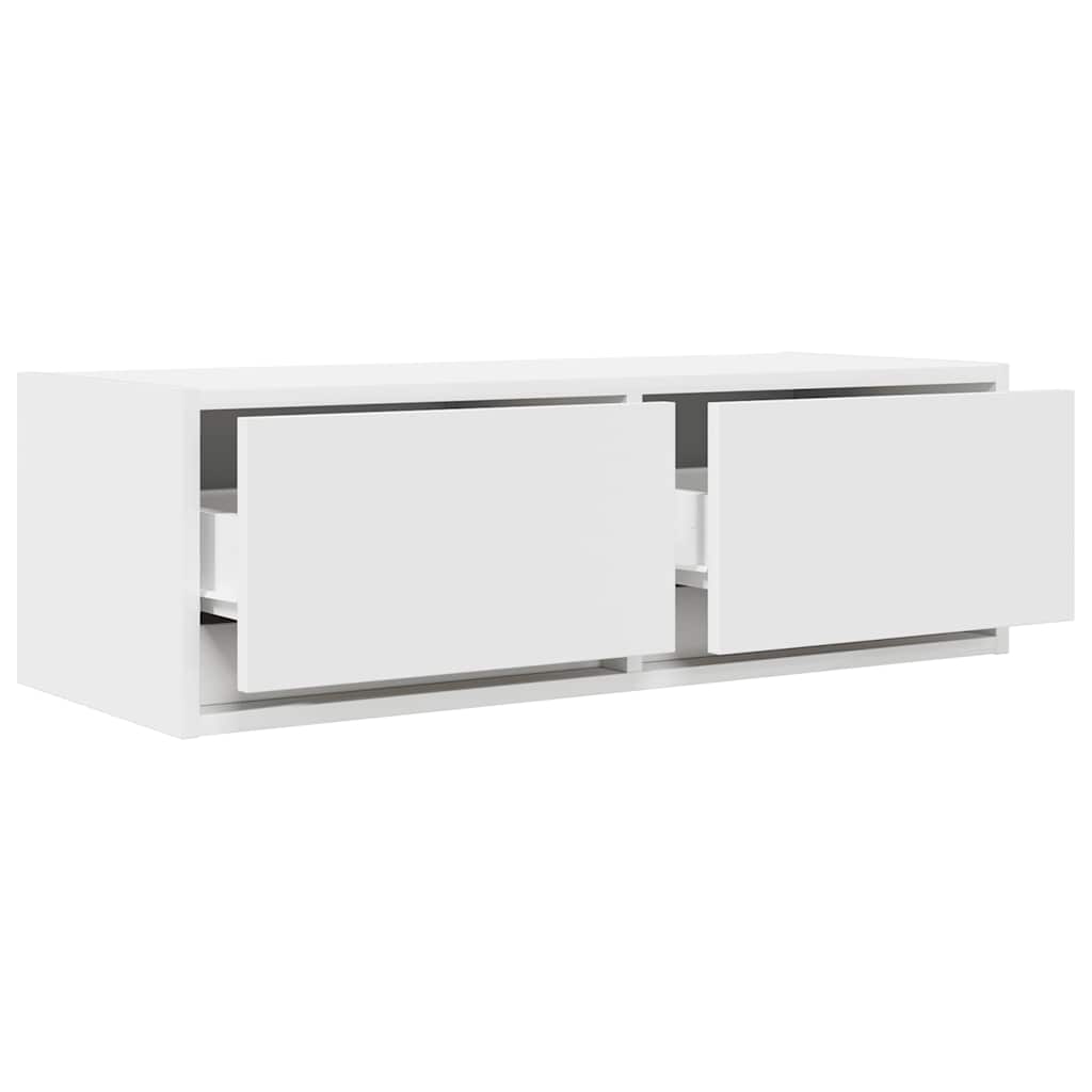 TV Cabinets 2 pcs White 80 x 31 x 25.5 cm Engineered Wood