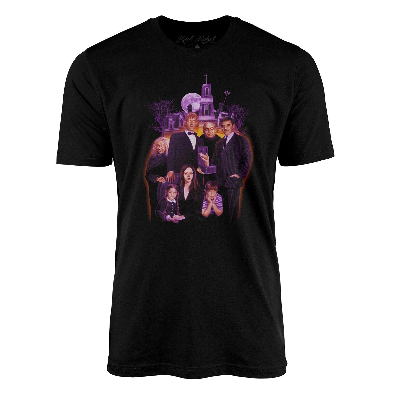 Rock Rebel Addams Family Full Color  A  Family T-Shirt S-2XL NEW M