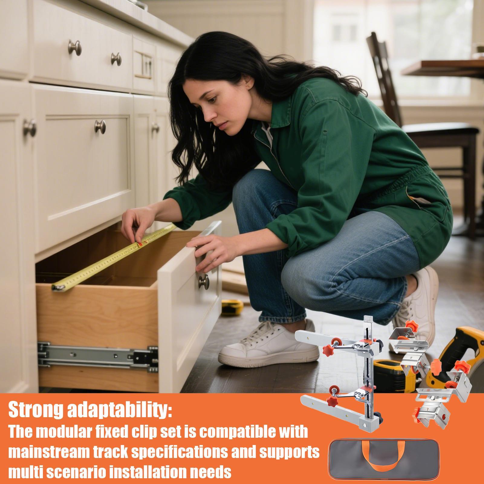 

Cabinet Jig Cabinet Handle Template Jig Guides Sliding Adjustable Kit Alignment Furniture Home Woodworking Dresser Toolbox China Mainland