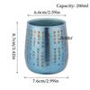 1 Stück reine Titan-Doppelwand-Kaffeetasse, Laser-gravierter Text Wasserbecher Silber-Grau Trinkbecher für das Büro Teetasse Exquisite Kaffeetasse