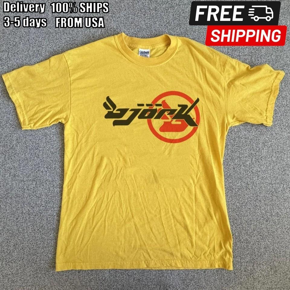 

Bjork logo Basic style Daisy Short sleeve T shirt Remake tee Unisex NH16325 Unisex T-Shirt S