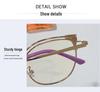 95182 Stilvolle Cat-Eye-Blaulichtbrille für Damen - Leicht, Verglasungsfähig