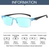 Neu Anti Blue Ray Lesebrille Smart Automatische Zoom Lesebrille Autofokus Power + 1,0(100) ~ +7,0(700) Halbrand Unisex