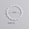 Bohemian Style Rice Bead Flower Mixed with Pearl Women's Beach Anklet