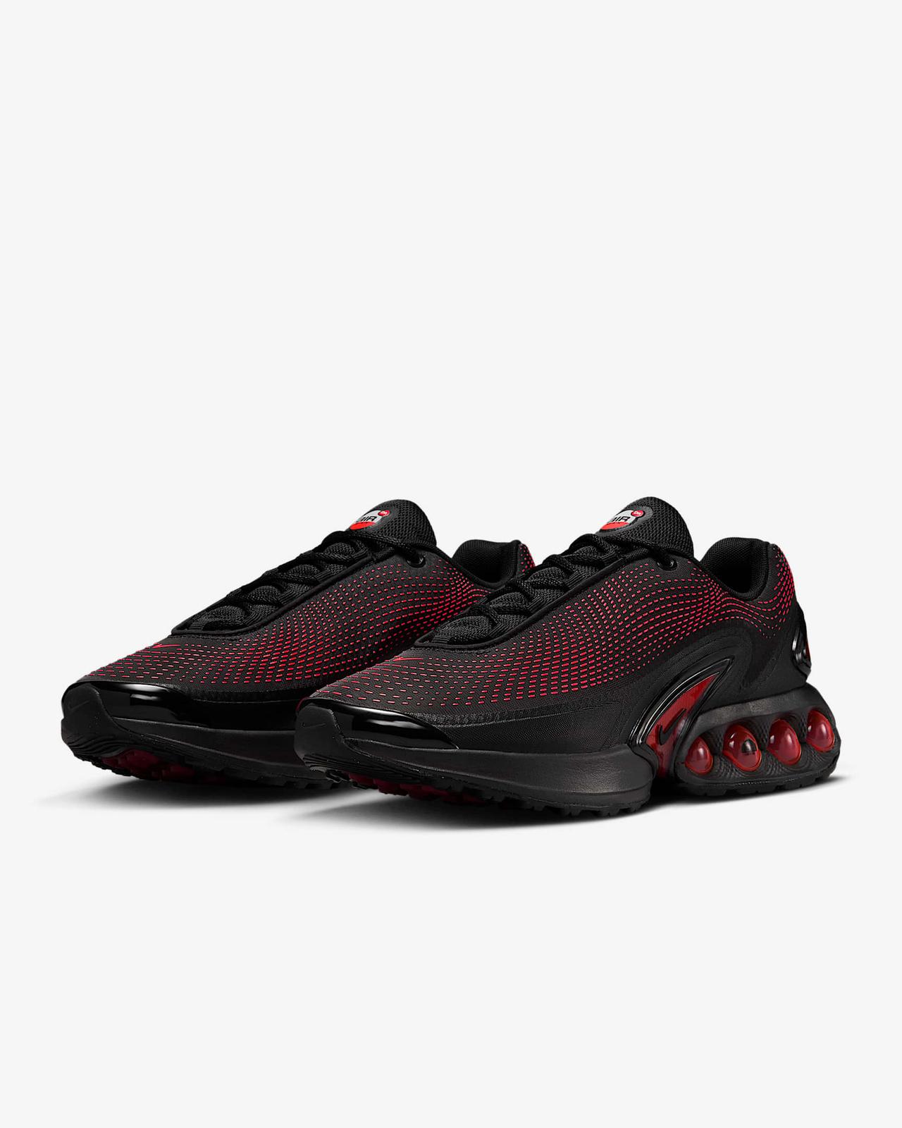 HV5235-002 Nike Air Max DN Essential Bred Black Black Bright Crimson (Men s) 7