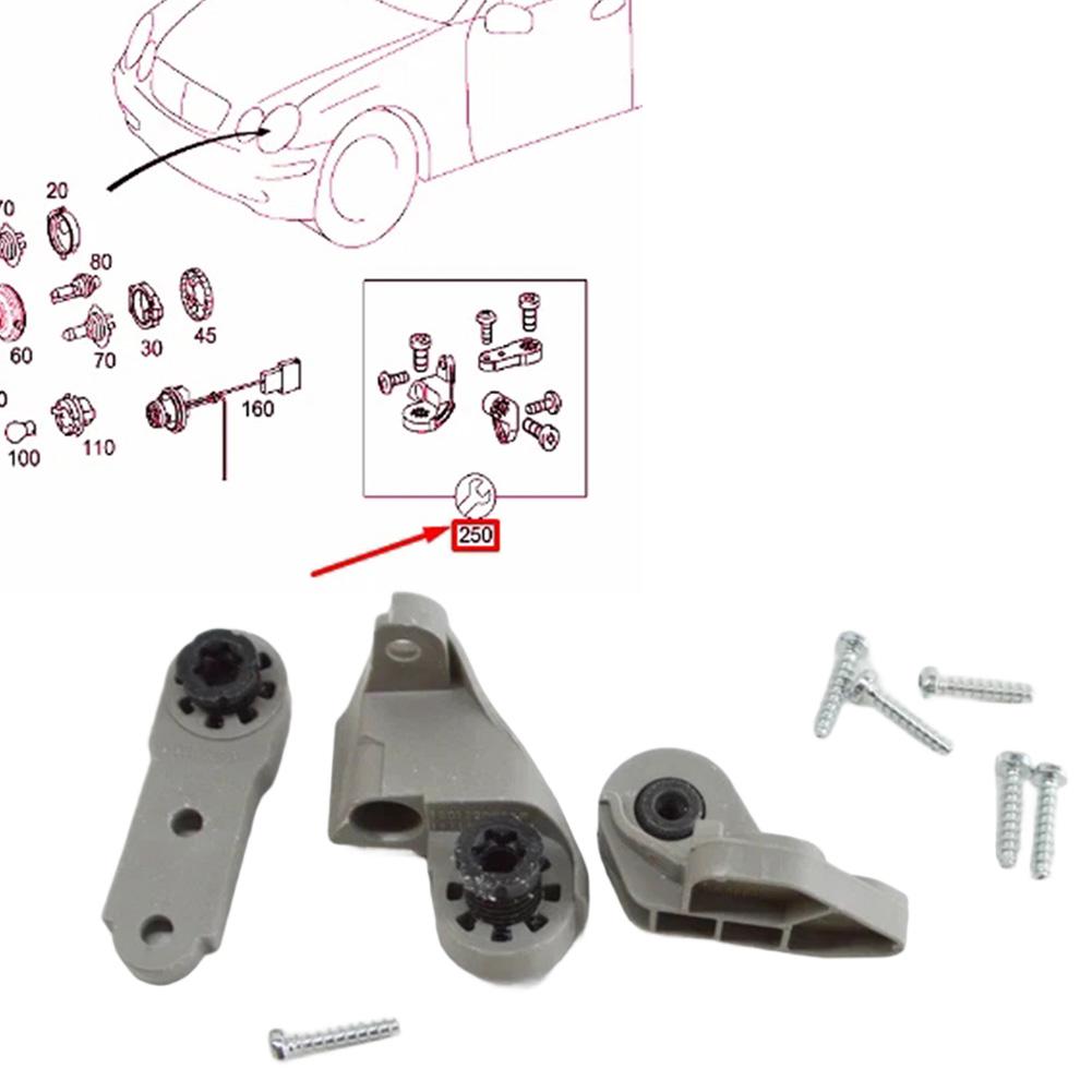 

Headlight Repair Headlight Bracket Replacement Kit Gray Quick To Install Easy To Use Wear Resistant Non-deforming China Mainland