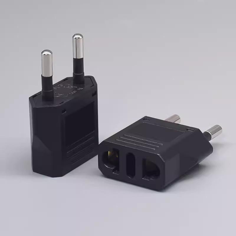 

1pcs EU Adapter Travel Converter Adapter American China US To EU Plug Euro Plug electrical Adapter AC Electrical Socket Outlet білий