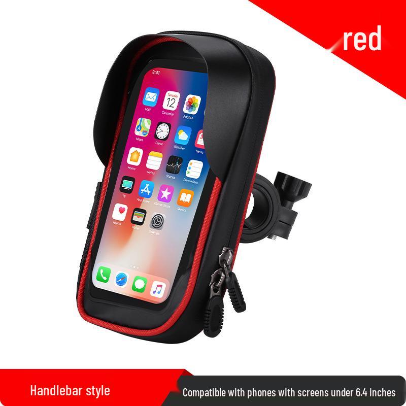 Waterproof Multifunctional Phone Holder Bag for Cycling & Motorcycling with Touchscreen Access