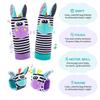 Baby Wrist Rattle Socks 0-12 Months Sensory Learning Toys for Infants Toddlers Early Educational Development Gifts