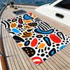 Abstract Doodle Beach Towel – Oversized Quick Dry Sand Free with Bold Color Print