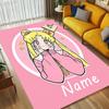 Personalized Name Galaxy Dreamer Living Room Non-Slip Area Rug Soft Carpet for Bedroom Playroom Sofa Office Home Decor Doormat