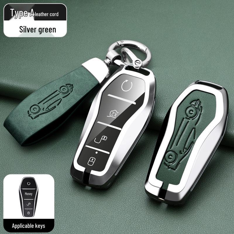 BYD Han, Tang DM, Qin PLUS, Song Pro/Max, Yuan Car Metal Key Case (2021 Model)