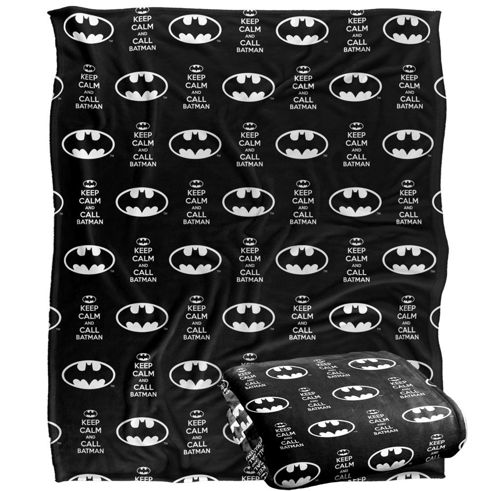 Batman Keep Calm And Call Batman Blanket