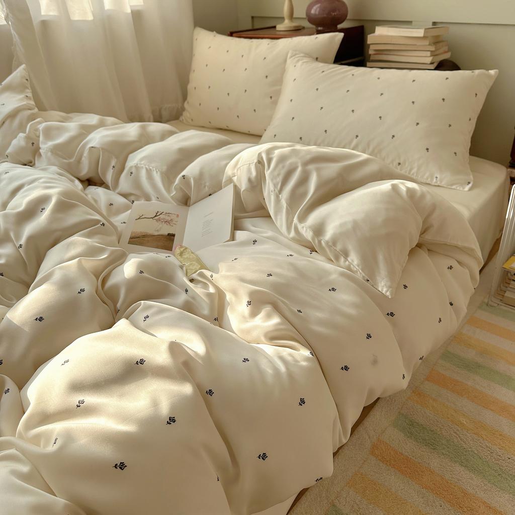 Washed Ice Silk In Summer, Single Quilt Cover, Silky Smooth And Cool In Summer, Student Dormitory 3