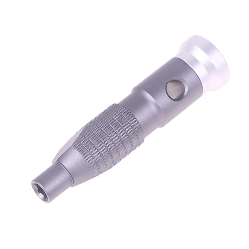 Přesná rukojeť z hliníkové slitiny pro bity s dříkem 1/4" Pohodlný mini šroubovák 6,35mm držák Opravné otevírací nástroje