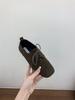 British Style Retro Women's Soft-soled One-pedal Simple Shallow-mouth Single Shoes 2025 New Spring, Autumn and Summer Grandma Shoes Three-season Shoes