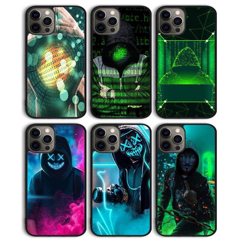Matrix Hacker Phone Case Back Cover For iPhone 17 Air 16 15 14 Plus 11 Pro Max 13 Pro Max 12 Max Coque