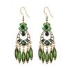 Bohemian Jewelry Earrings For Women Acrylic Flower Tassel Crystal Wedding Earings Ethnic Geometric Earrings Pendientes Mujer