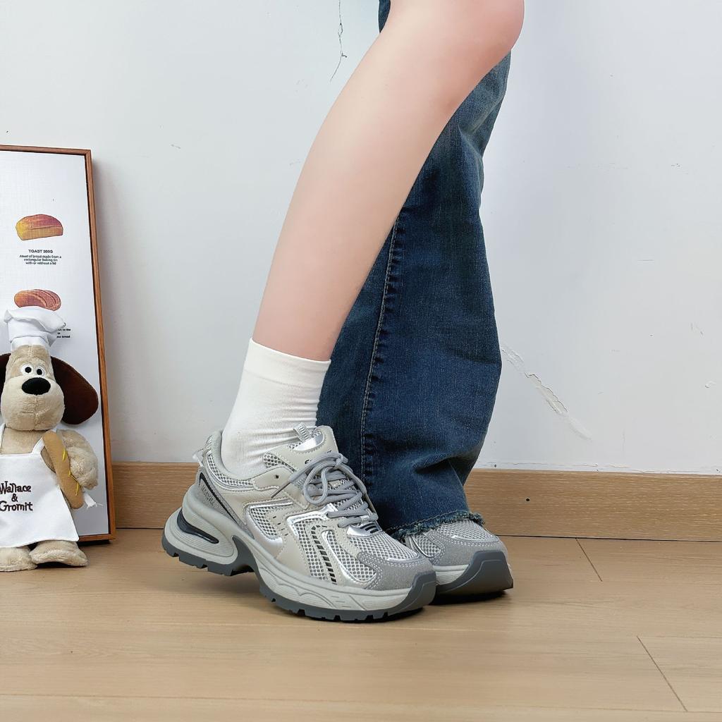 Summer new mesh breathable dad shoes women's shoes student versatile casual platform sports shoes ins