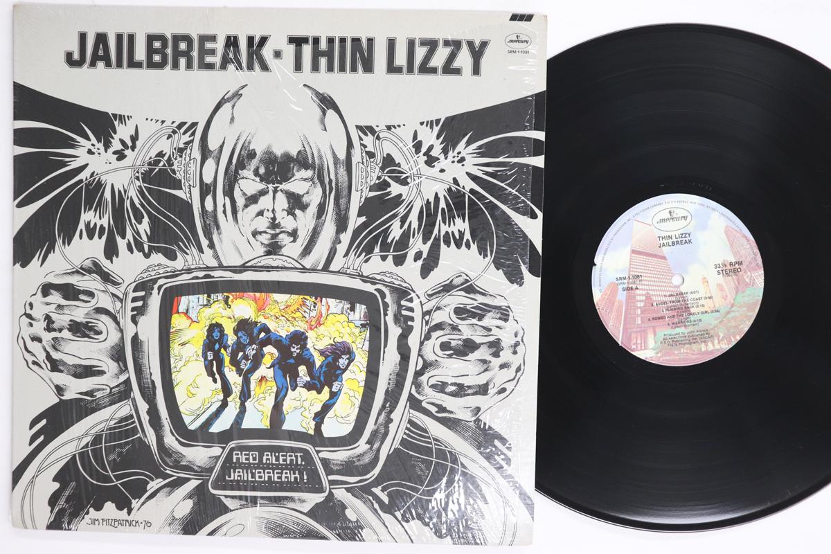 LP Record THIN LIZZY  Jailbreak SRM11081 MERCURY 1976 US Rock Used