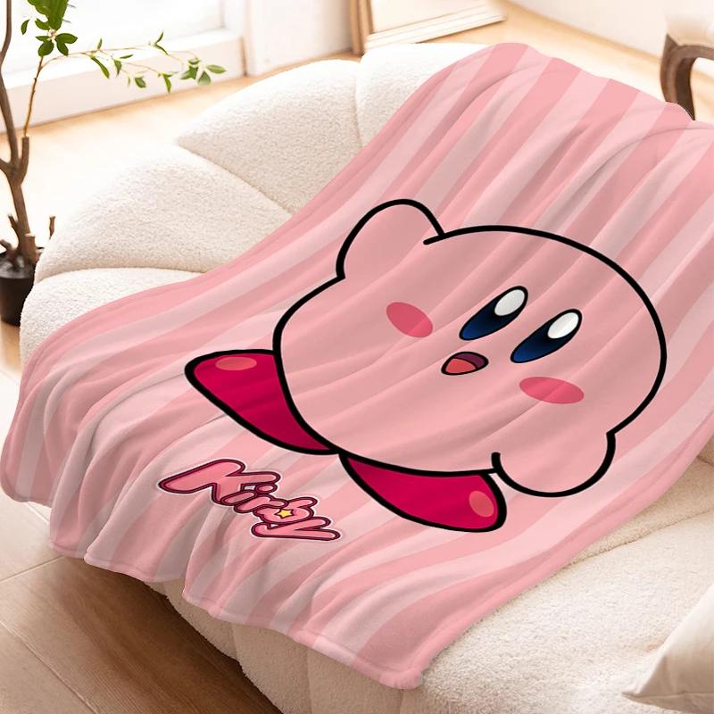 Decorative Sofa Blanket K-Kirbys Lovely Warm Knee Bed Fleece Camping Custom Fluffy Soft Blankets for Winter Microfiber Bedding