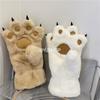 Cute Plush Gloves For Women, Thickened Winter Cycling Gloves, Cute And Warm.